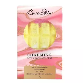Love Skin Bath Chocolate Slab Очаровательный шоколад для ванны 120г