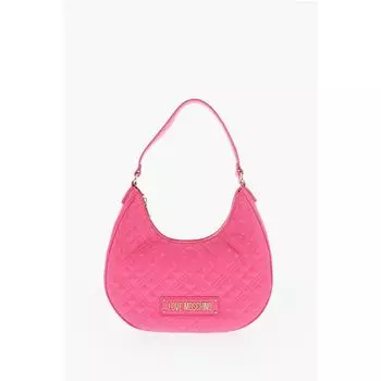 LOVE Стеганая сумка-хобо из искусственной кожи Moschino, Multicolor