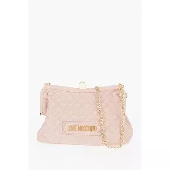 LOVE стеганая сумка из искусственной кожи с золотой цепочкой и сердцем Moschino, мультиколор