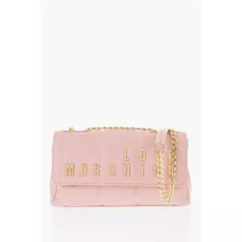 LOVE стеганая сумка из искусственной кожи с цепочным ремнем через плечо Moschino, мультиколор