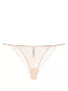 Love Stories трусы-стринги Charlotte с цветочным кружевом, нейтральный цвет