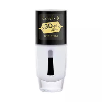 Lovely 3D Gel Shine Top Coat гель-лак для ногтей с эффектом 3D 8мл