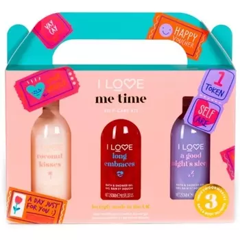 LOVESET Me Time Лосьон для тела Гель для душа и ванночки 3x250 мл
