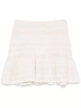 LoveShackFancy юбка мини Velman, серый