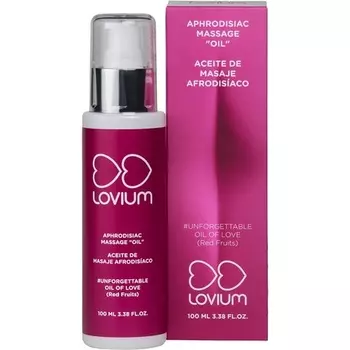 Lovium Массажное масло-афродизиак с ароматом красных ягод увеличивает влечение 100мл