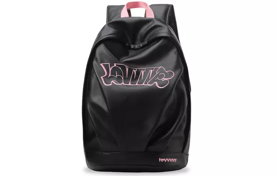 LOVVVVE Рюкзак из искусственной кожи, стандартный, унисекс, черный