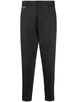 Low Brand зауженные брюки строгого кроя, серый