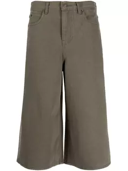 Low Classic джинсовые шорты широкого кроя с завышенной талией, коричневый