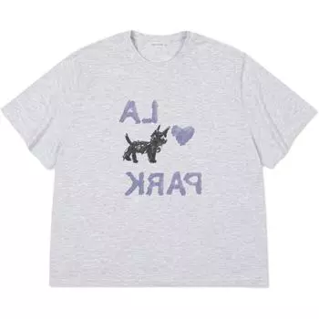 LOW CLASSIC Футболка женская, светло-меланжевый серый/светло-серый