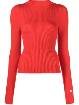 Low Classic комплект из джемпера и балаклавы в рубчик, красный