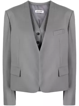 Low Classic комплект из жилета и блейзера, серый