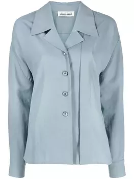 Low Classic однобортная рубашка, синий