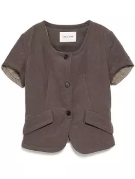 Low Classic пуховик с декоративной строчкой, серый