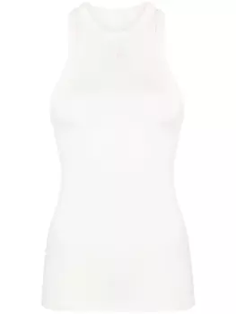 Low Classic топ с вышитым логотипом, белый