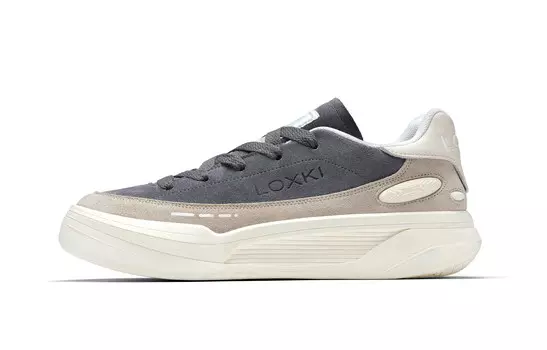 LOXKI Alpha Round Shoes Обувь для скейтбординга унисекс, Черно-белый