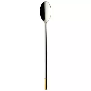 Ложка для латте макиато Ella, частично позолоченная, 198 мм Villeroy & Boch, серебро/платина