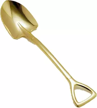 Ложка-ложка The Country Story, средняя, нержавеющая сталь, золотистая отделка eve-mode, Gold