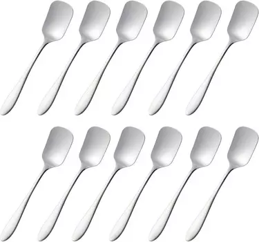 Ложки для льда Tsubamesanjo, набор из 12 шт., нержавеющая сталь 18-0, производство Япония. Nagao