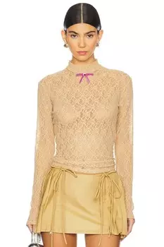 Ложная водолазка Vivetta, цвет nude