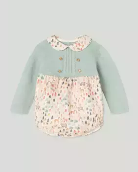 Лягушка-мальчик с отпечатком елки Coconut El Corte Ingls, зеленый