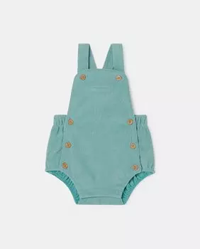 Лягушка с подтяжками из микровельвета Coconut El Corte Ingls, зеленый