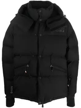 Ляжный пуховик Coraia Moncler Grenoble, черный