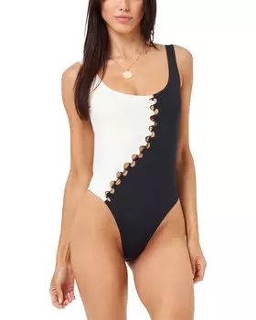 LSpace Solstice цельный женский купальник Битси L Space, черный