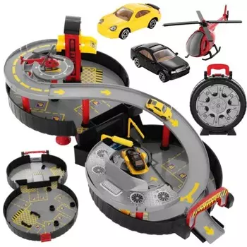 Lt341 Автомобильная Парковка Гаражная Горка На 2 Автомобиля Вертолет