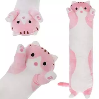 LT405 МЯГКАЯ ПОДУШКА-талисман с кошкой-обнимашкой