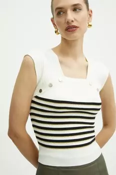 Лю Джо жилет Liu Jo, бежевый