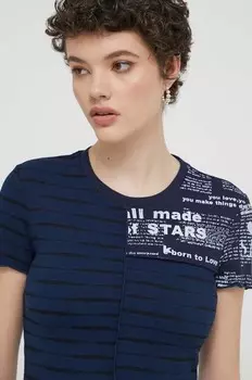 ЛУ футболка Desigual, темно-синий