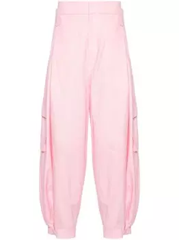 LU N брюки-карго со складками, розовый