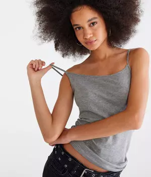 Любимая базовая майка Aeropostale, серый