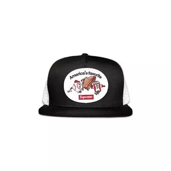 Любимая сетчатая спинка Supreme America с 5 панелями, черный цвет