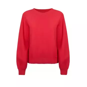 Любимая вещь: свитер с круглым вырезом "SallyEP" и манжетами Lieblingsstck, красный