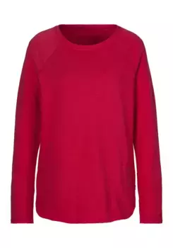 Любимая вещь: толстовка "CathrinaEP" с закругленными краями Lieblingsstck, красный