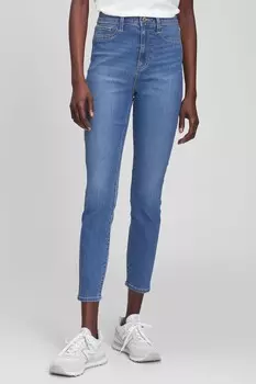 Любимые джеггинсы с высокой талией Gap, синий