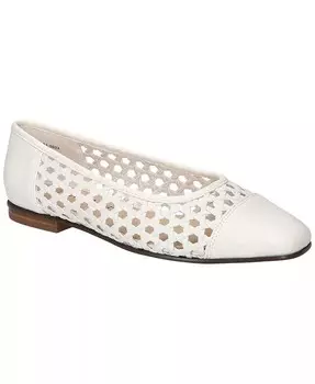Любимые женские туфли на плоской подошве с квадратным носком Bella Vita, белый