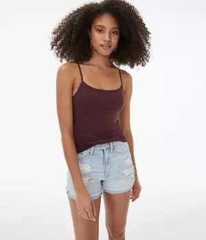 Любимый бюстгальтер-полка на бретельках Aeropostale, красный