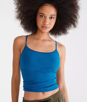 Любимый бюстгальтер-полка на бретельках Aeropostale, синий