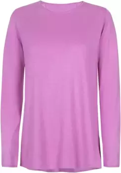 Любимый свитер с круглым вырезом "Пуловер ЛахелаЭП" с закругленным краем Lieblingsstck, розовый