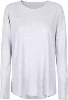 Любимый свитер с круглым вырезом "Пуловер ЛахелаЭП" с закругленным краем Lieblingsstck, бежевый