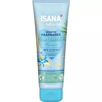Любит маску для чувствительных к земле волос ISANA, 125 ml