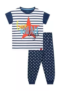 Люблю, мечтаю, смеюсь, пижама Harry Bear, синий