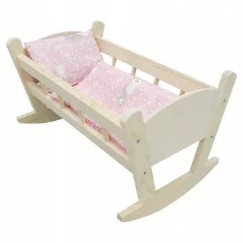 Любычка Натуральная Деревянная + Подсветка Для Кролика Drewniane Wyroby