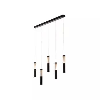 Lucande LED 'Danson' черного цвета из металла