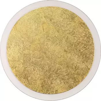 LUCE Design Светодиодный потолочный светильник "Луна", светодиодный модуль источника света | Светодиод прочно интегрирован 40 см, Высота: 4,1 см, цвет goldfarben