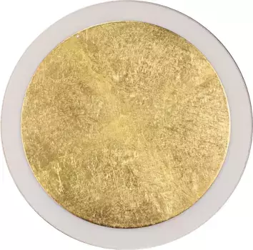 LUCE Design Светодиодный потолочный светильник "Луна", светодиодный модуль источника света | Светодиод прочно интегрирован 30 см, Высота: 4,1 см, цвет goldfarben