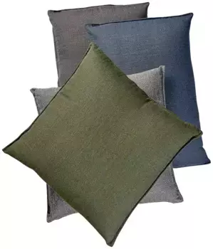 Лучшая декоративная подушка "Горизонт", декоративная подушка 45х45х12 см Best 45х12х45 см, серый