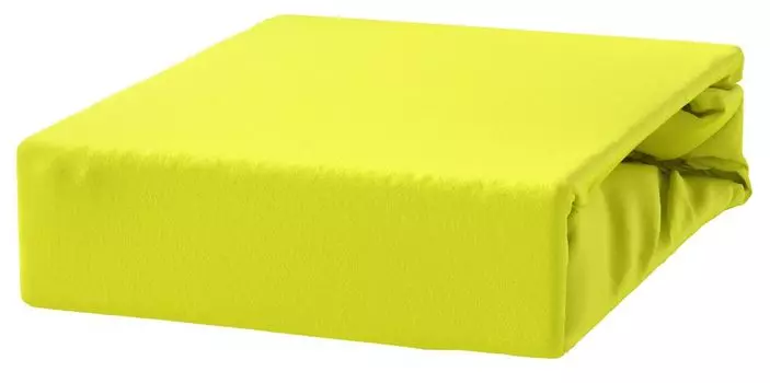 Лучшая для детей простыня из джерси лимонно-желтого цвета с резинкой, разные размеры, 90x180 4myBaby GmbH